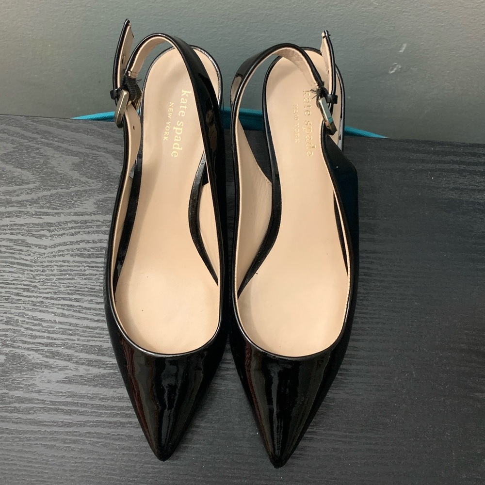 Kate Spade Patent Slingback Pumps